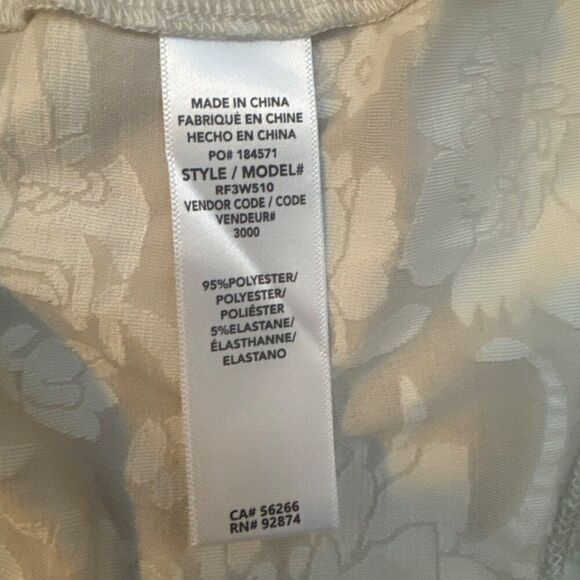 Splendid Collection Beige Floral Lace Long Sleeve Top XS - Picture 4 of 5